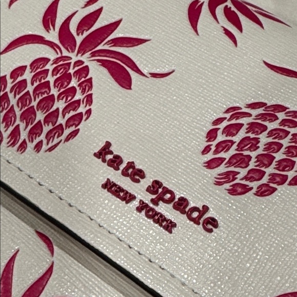 Kate Spade Bag Morgan Pink Pineapple Crossbody - Picture 10 of 17